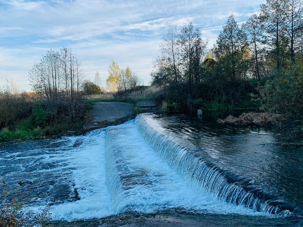 Водопад в Зеленом городе